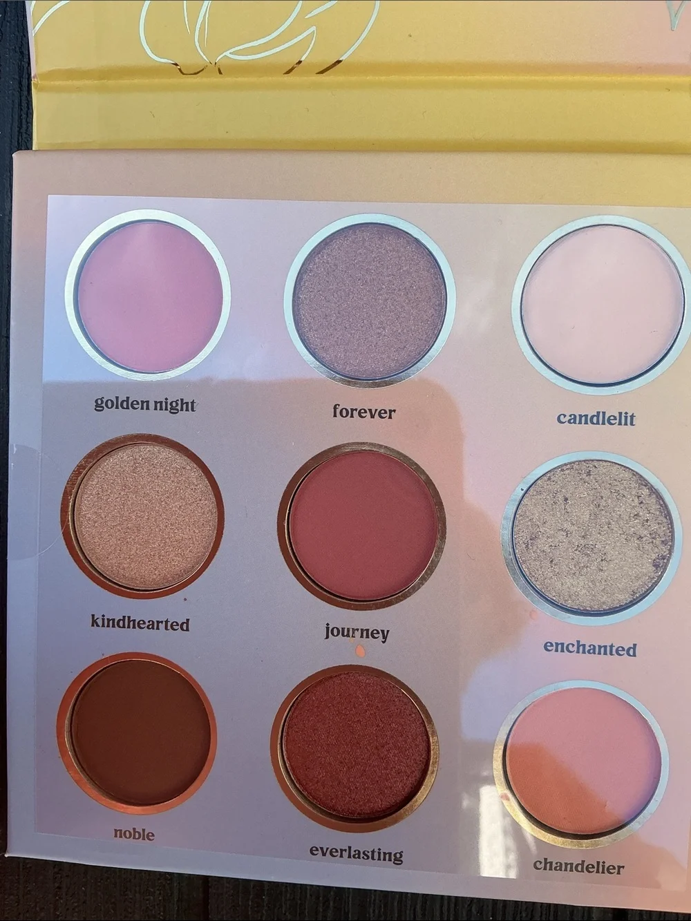 Disney Princess Belle Enchanted Rose Palette - Yellow
